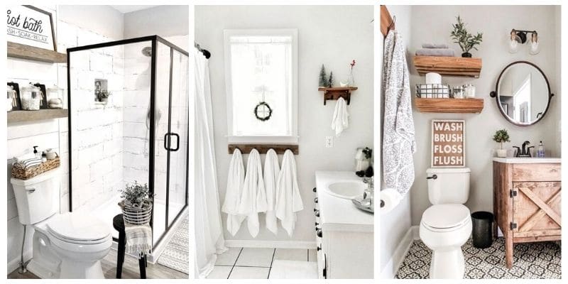 Small Bathroom Ideas Life On Summerhill - Small Farmhouse Style Bathroom Ideas
