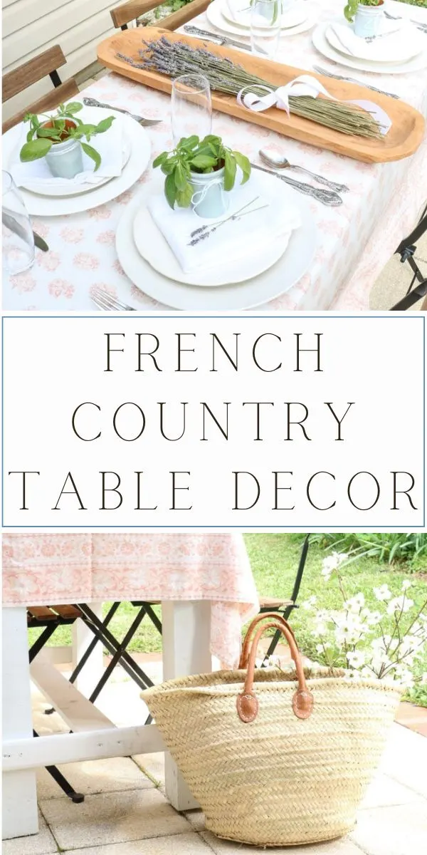 French country table decor ideas