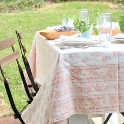 french country table setting