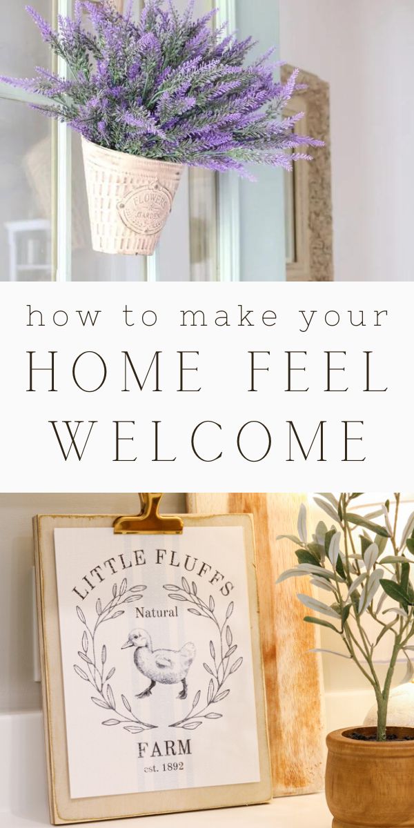 how to make your home feeling welcoming