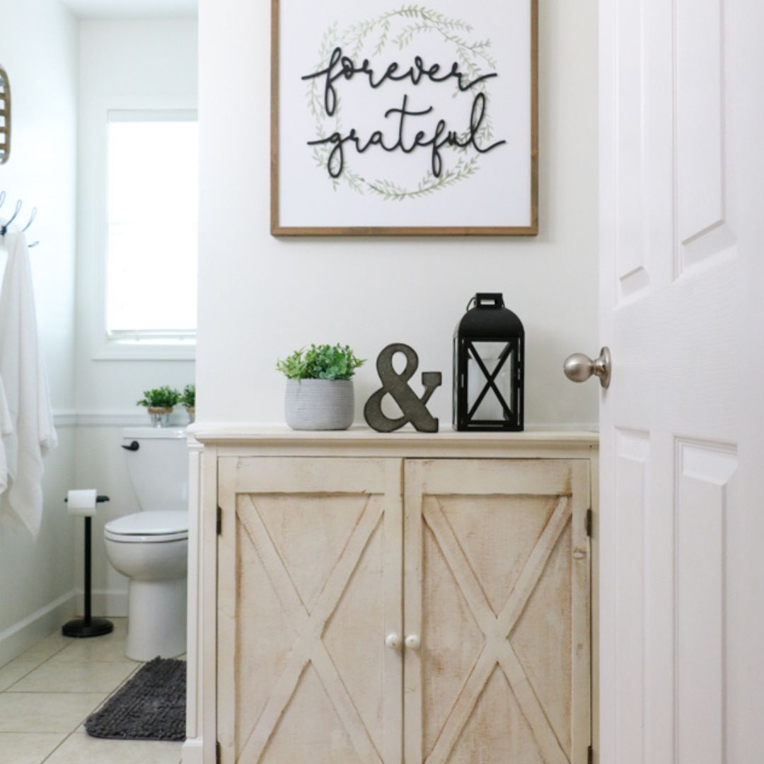 Cute Small Bathroom Ideas For Your Farmhouse