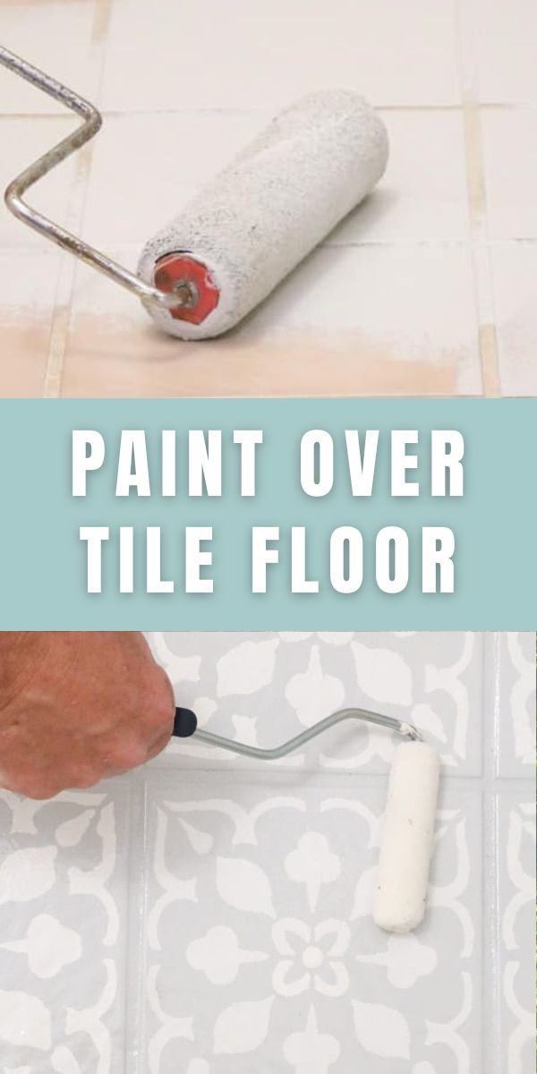 How to paint over tile