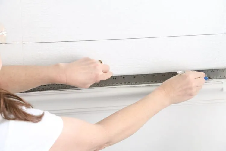 How to install peel and stick wallpaper on an accent wall.