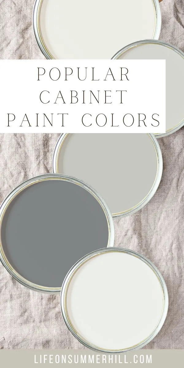 Popular cabinet paint colors