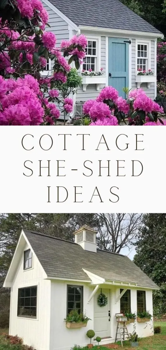 Cottage-like she-shed