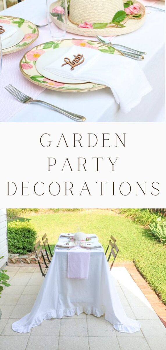 Garden party decorations and ideas