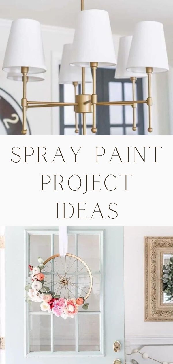12 AMAZING AND SPRAY PAINT PROJECT IDEAS FOR YOUR HOME