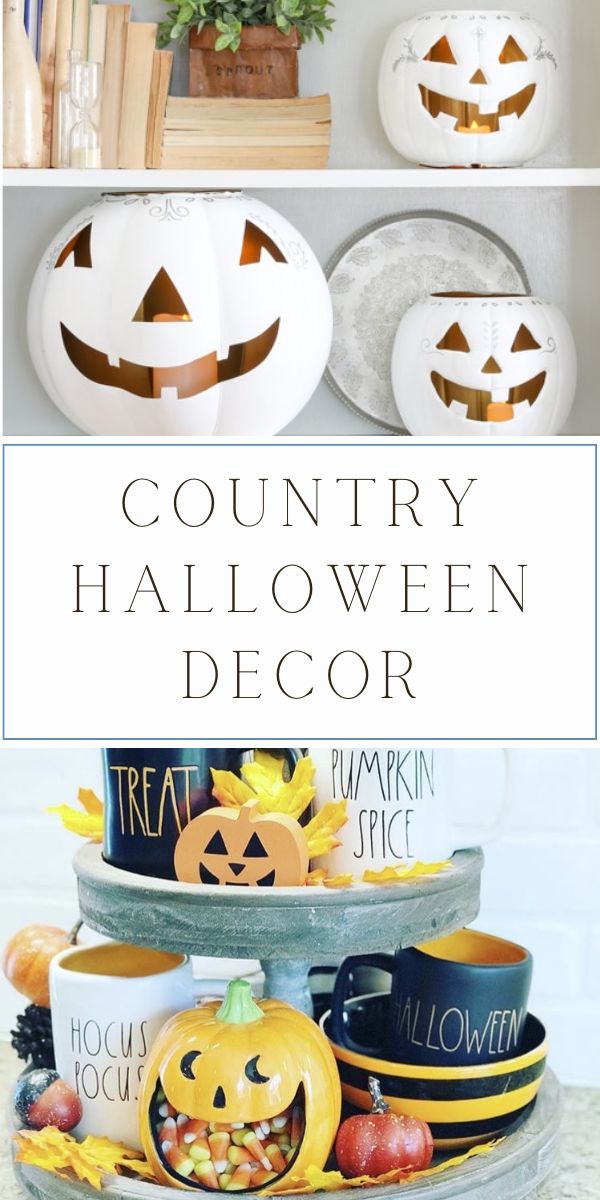 Country Halloween decor