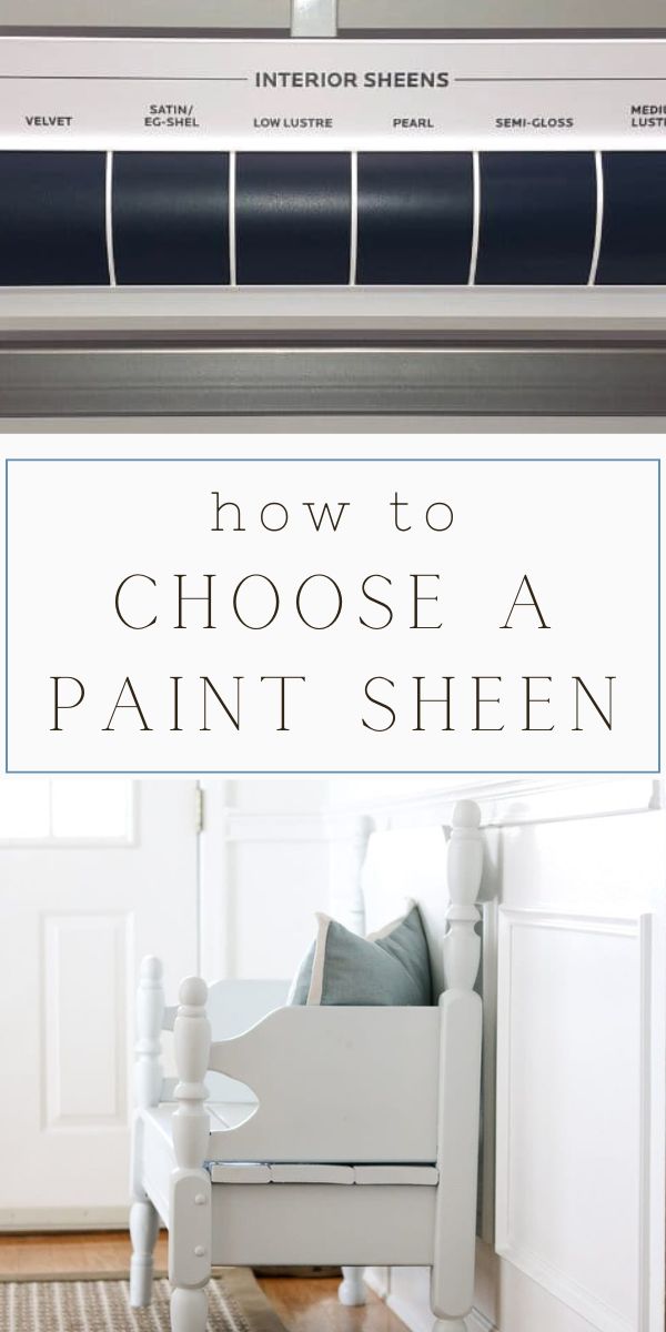 How to choose the best paint sheen