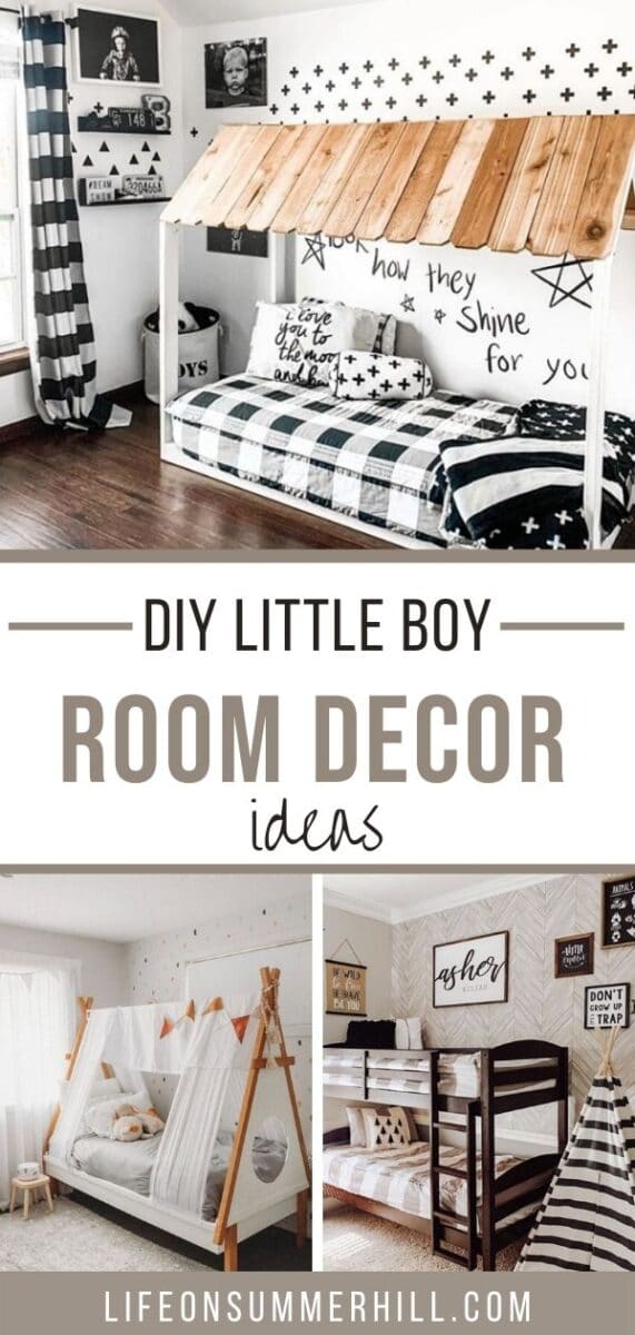 10 FUN DIY LITTLE BOY ROOM DECOR IDEAS