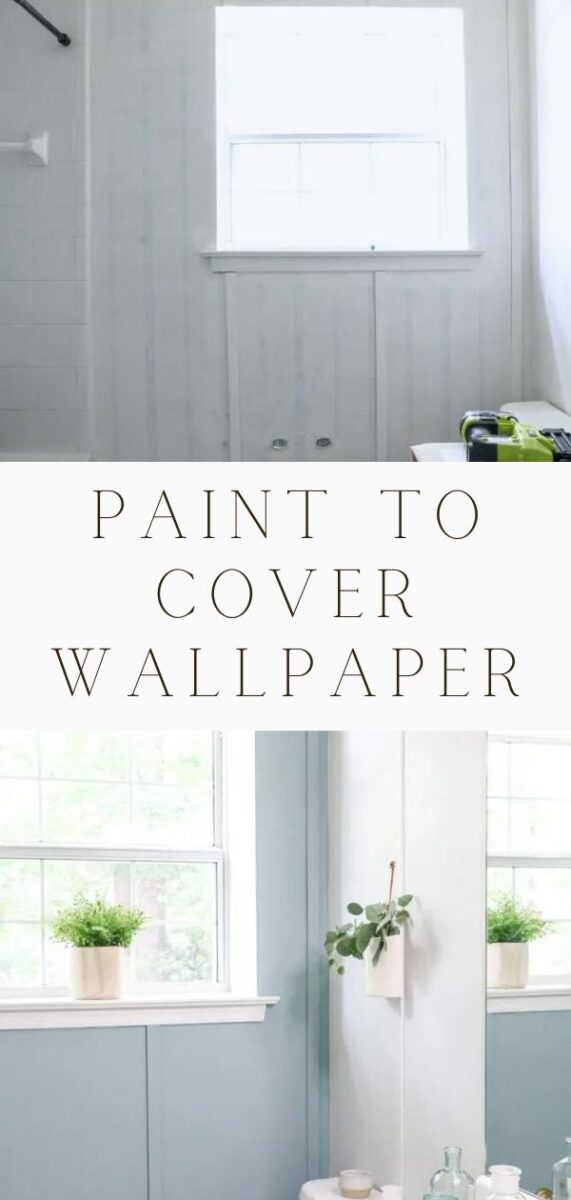 Paint to cover wallpaper