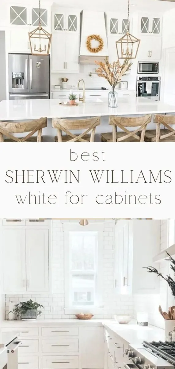 Best Sherwin Williams white for cabinets