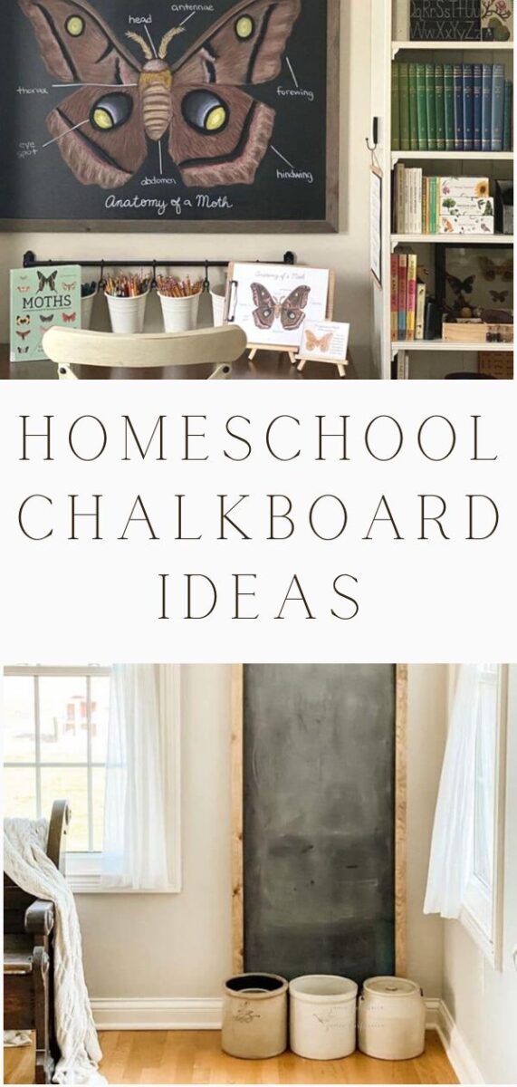 Homeschool chalkboard Ideas