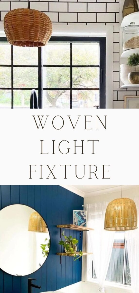 Woven light fixture ideas
