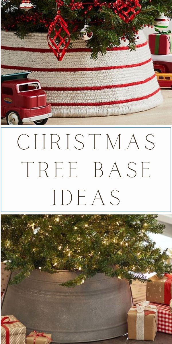 Christmas tree base ideas