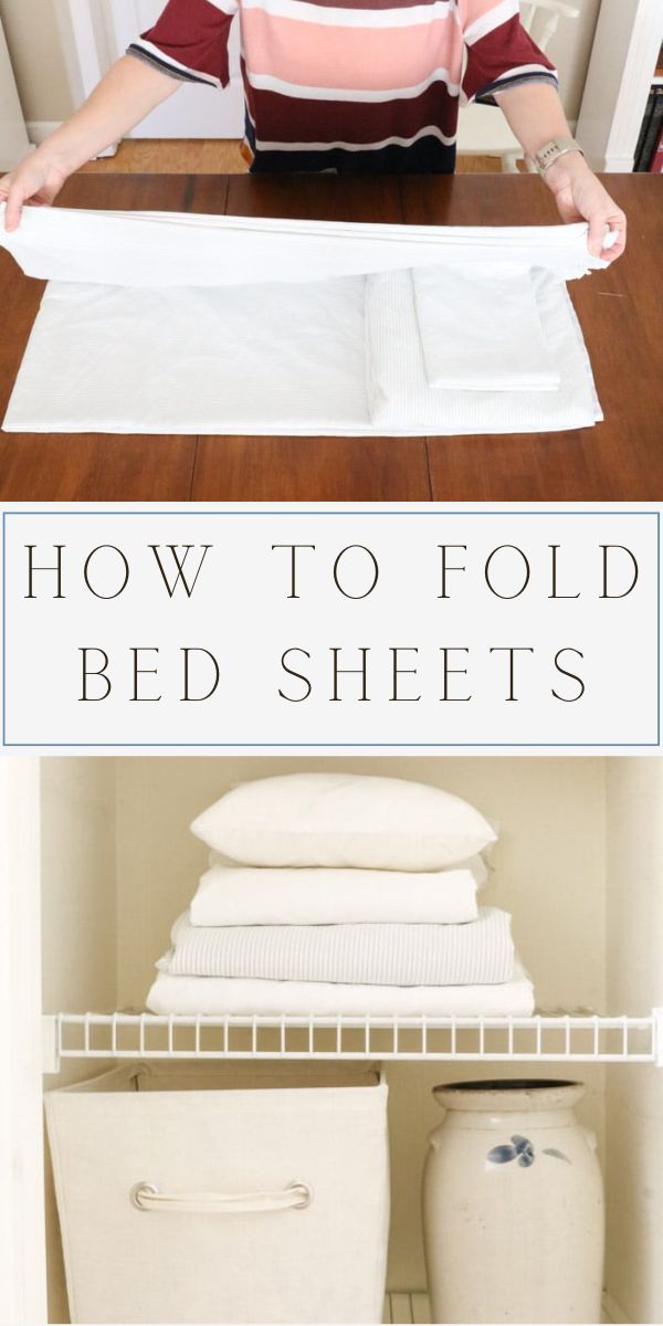 How to fold bed sheets neatly