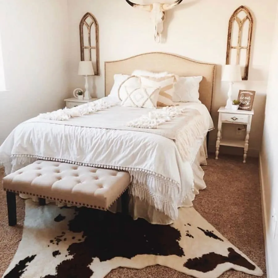 Themed small bedroom design in a rustic farm theme by Jamie Lee Designs