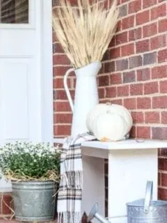 fall front porch decorating ideas on a budget
