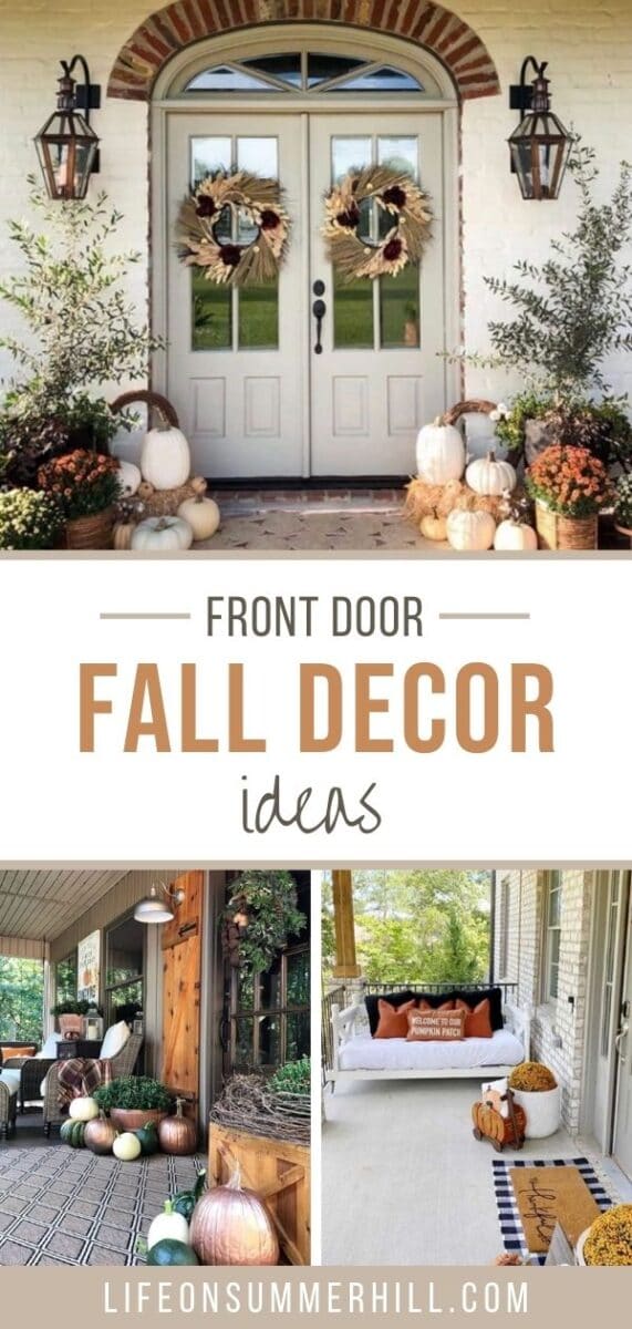 Fall front door decor ideas
