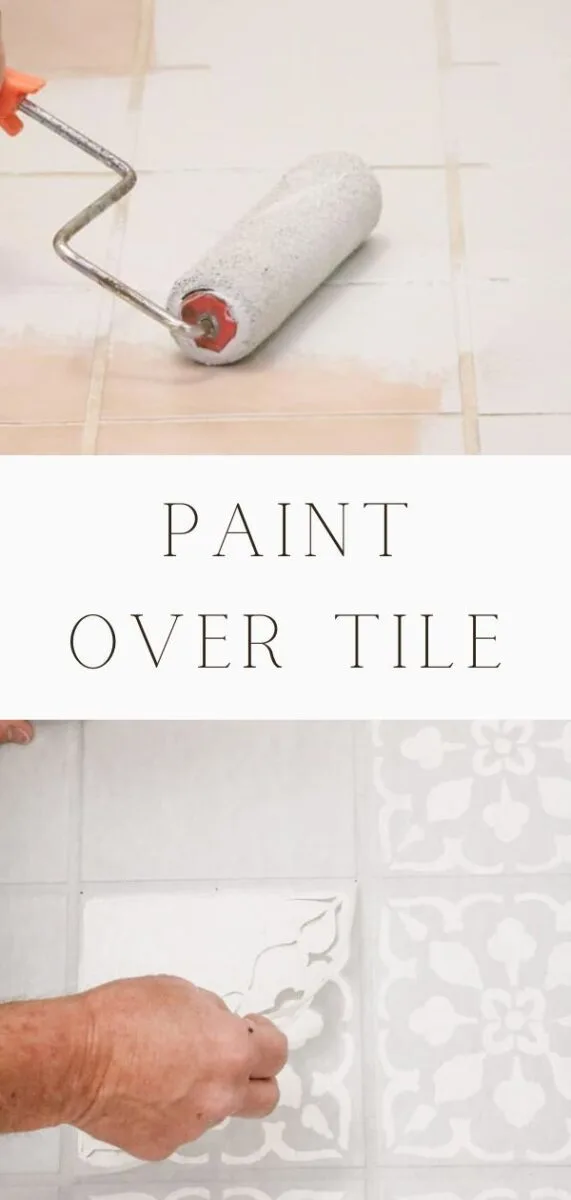 Paint over tile