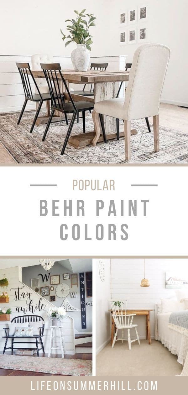 Popular Behr Paint Colors Life On Summerhill