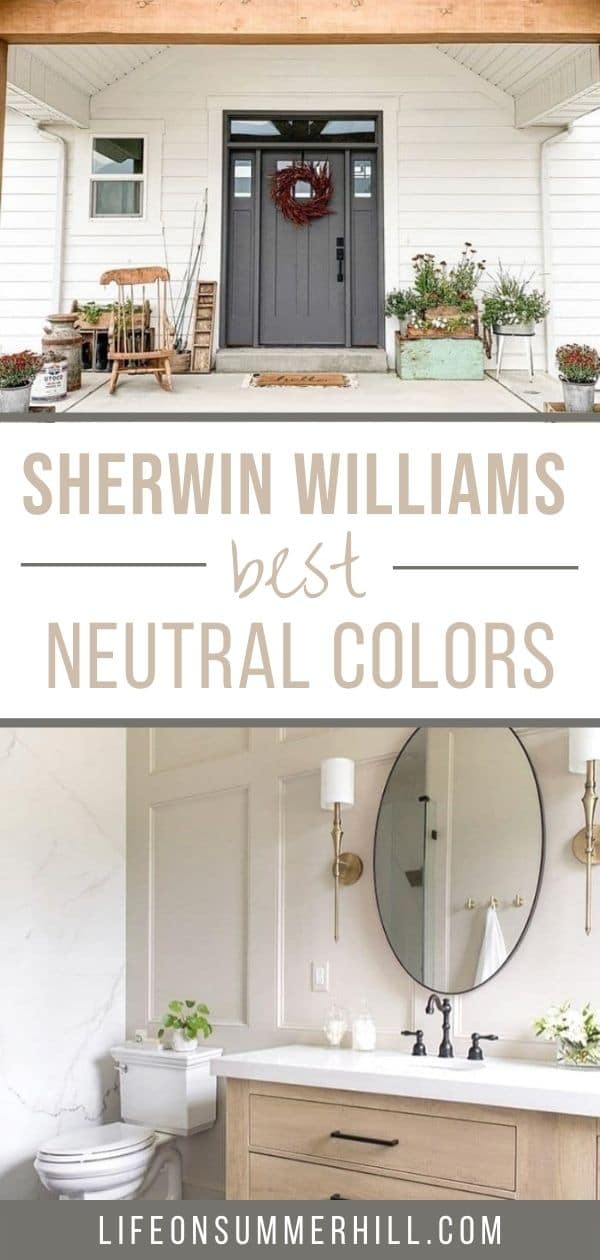 BEST SHERWIN WILLIAMS NEUTRAL COLORS FOR YOUR HOME