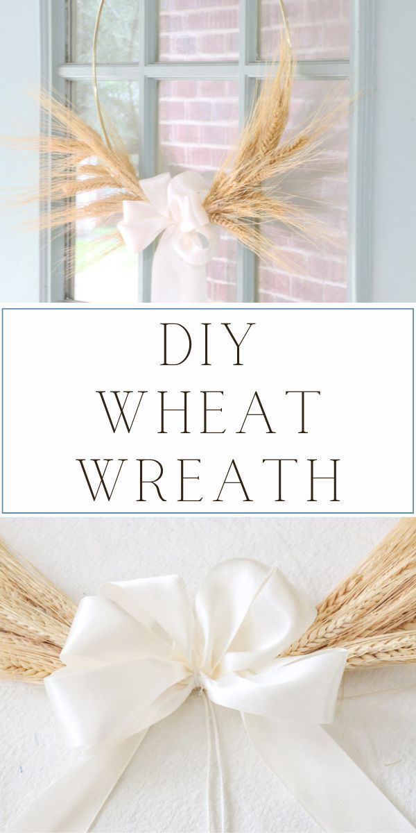 How to make a wheat wreath for fall