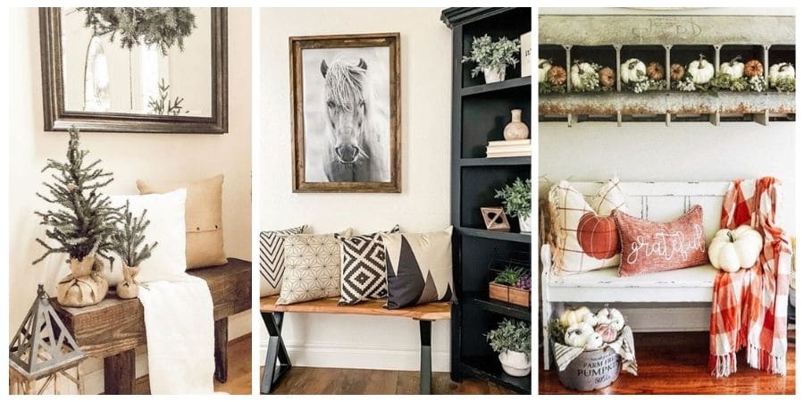 How to Style Your Entryway with a Bench