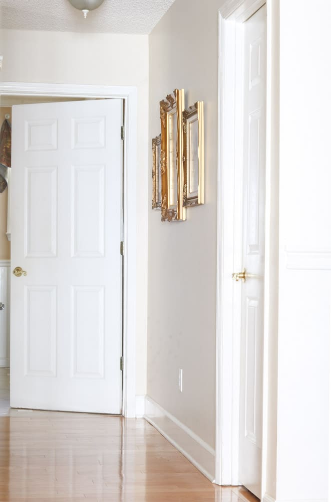 Hallways painted Sherwin Williams kilim beige 