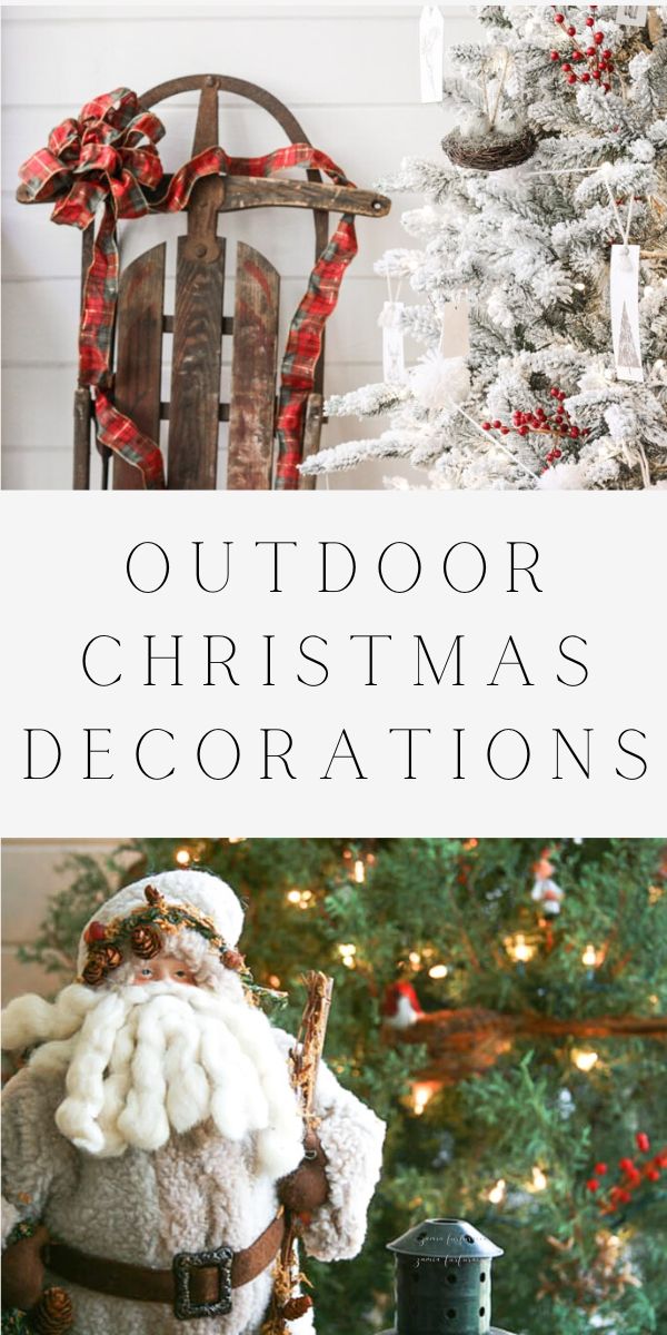 Outdoor Christmas decorations