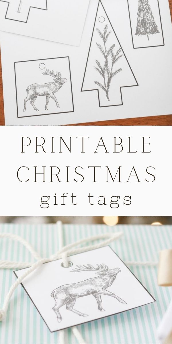 Printable Christmas gift tags