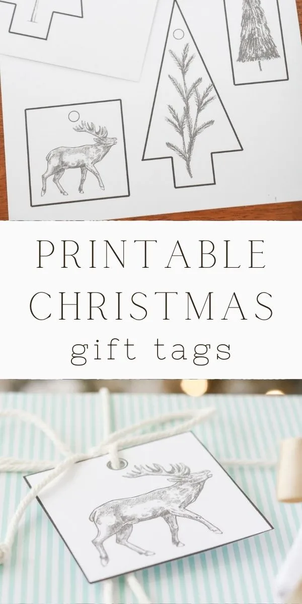 Printable Christmas gift tags