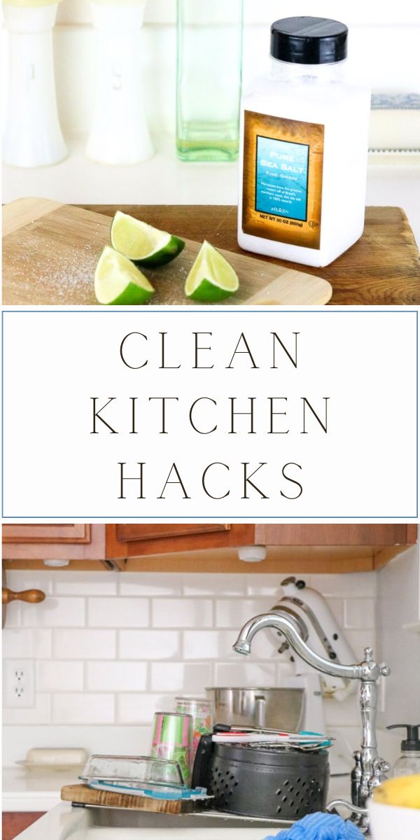 Clean kitchen hacks