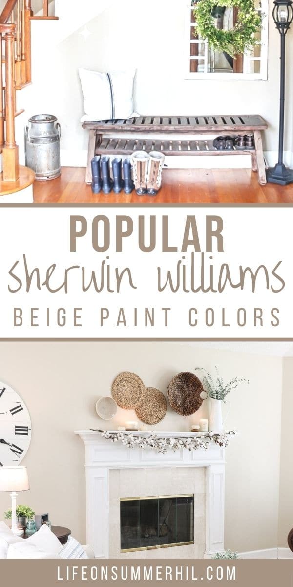 Popular Sherwin Williams beige paint colors