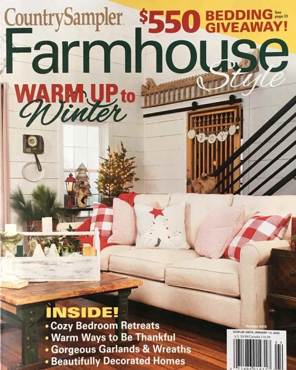 Country Sampler Farmhouse Style Popular home decor magazine