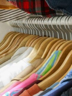 Organize clothes by color