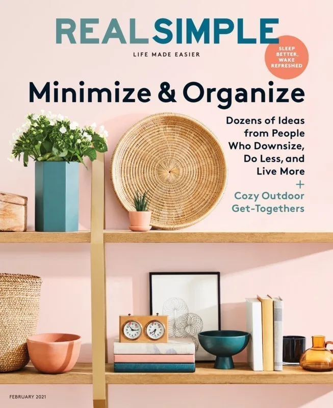 Best home decorating and organizing magazines like Real Simple