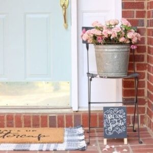 Farmhouse Valentines Porch Decor