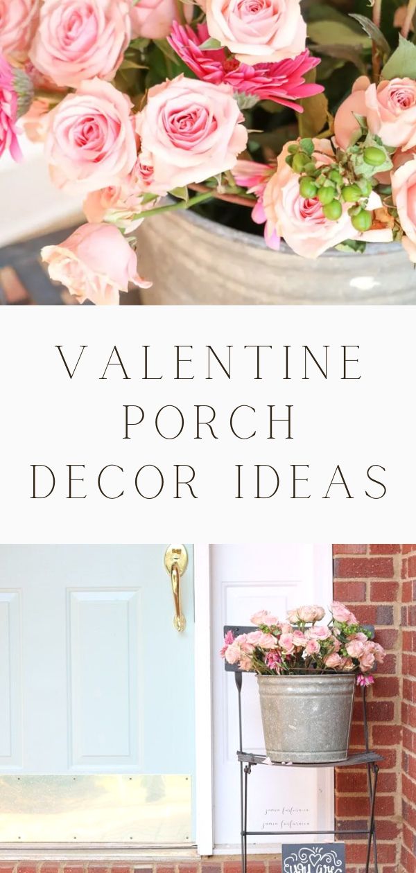 Outdoor Valentine Porch Decor Ideas (Simple Farmhouse Style)