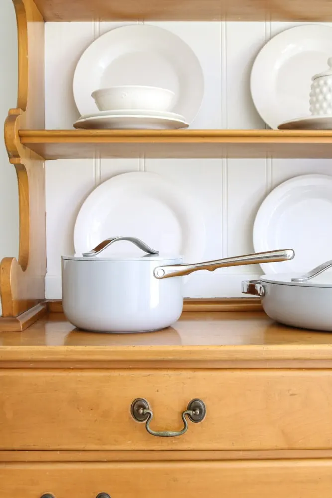 Ceramic cookware Caraway and pot lid DIY