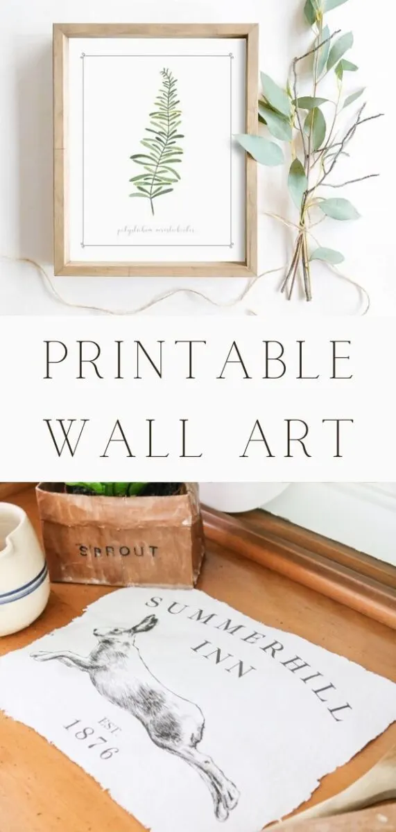 Printable wall art