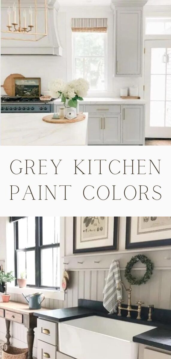 Grey kitchen paint colors by Sherwin Williams