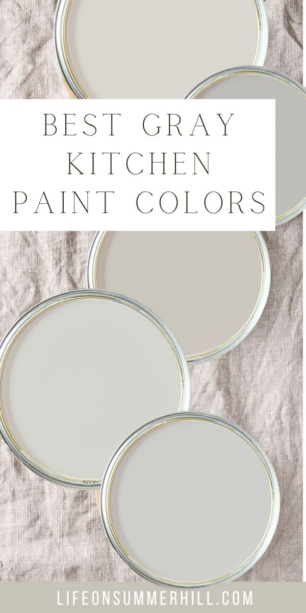 Best gray kitchen paint colors