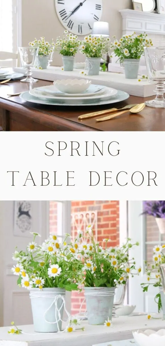 Spring table decor ideas