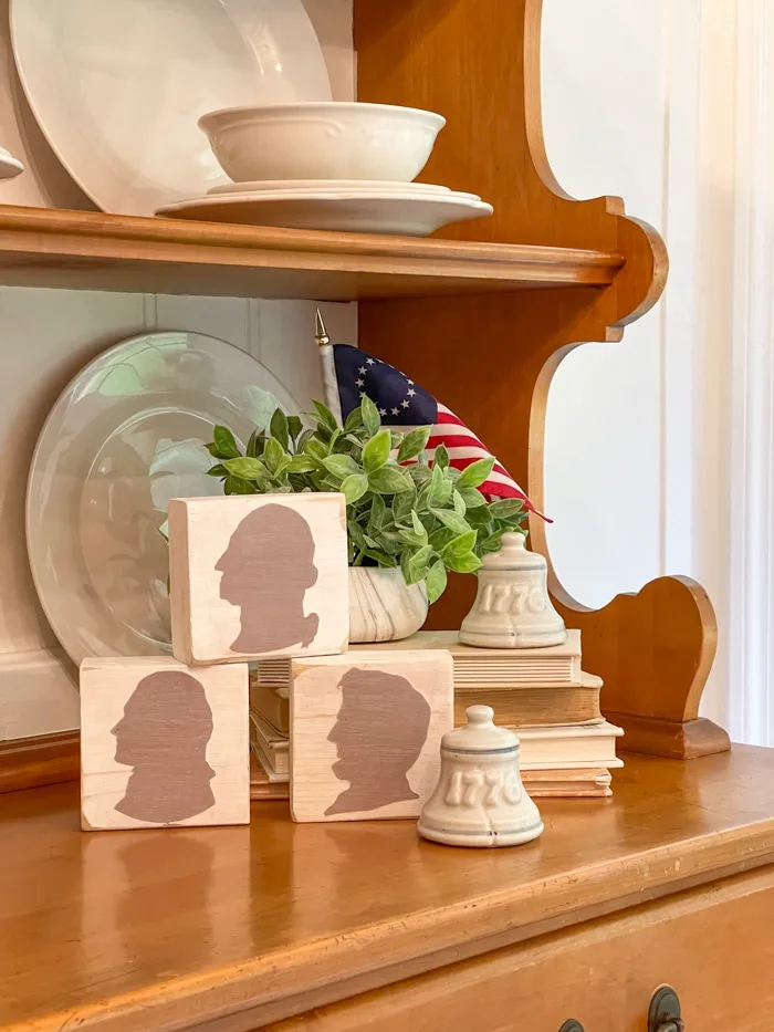 Presidents silhouette decorations