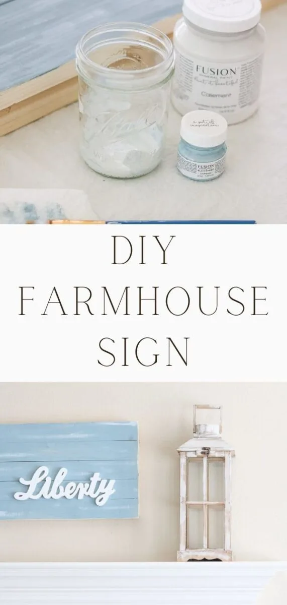 DIY farmhouse sign