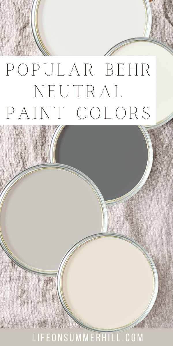 Popular Behr neutral paint colors