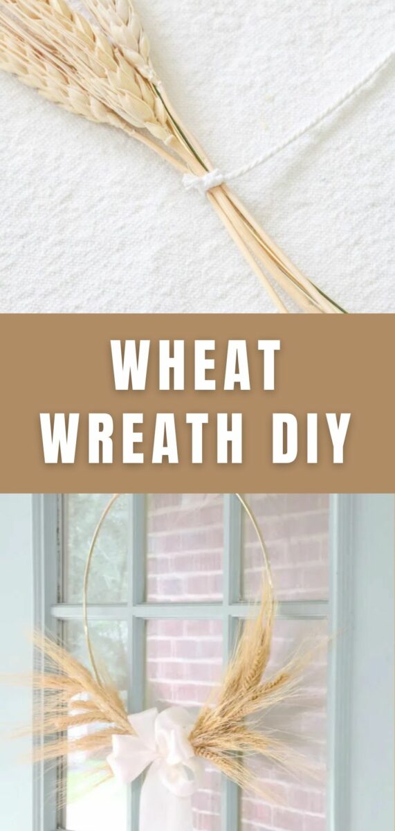 Wheat wreath DIY