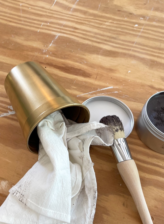 Removing wax from spray paint finish
