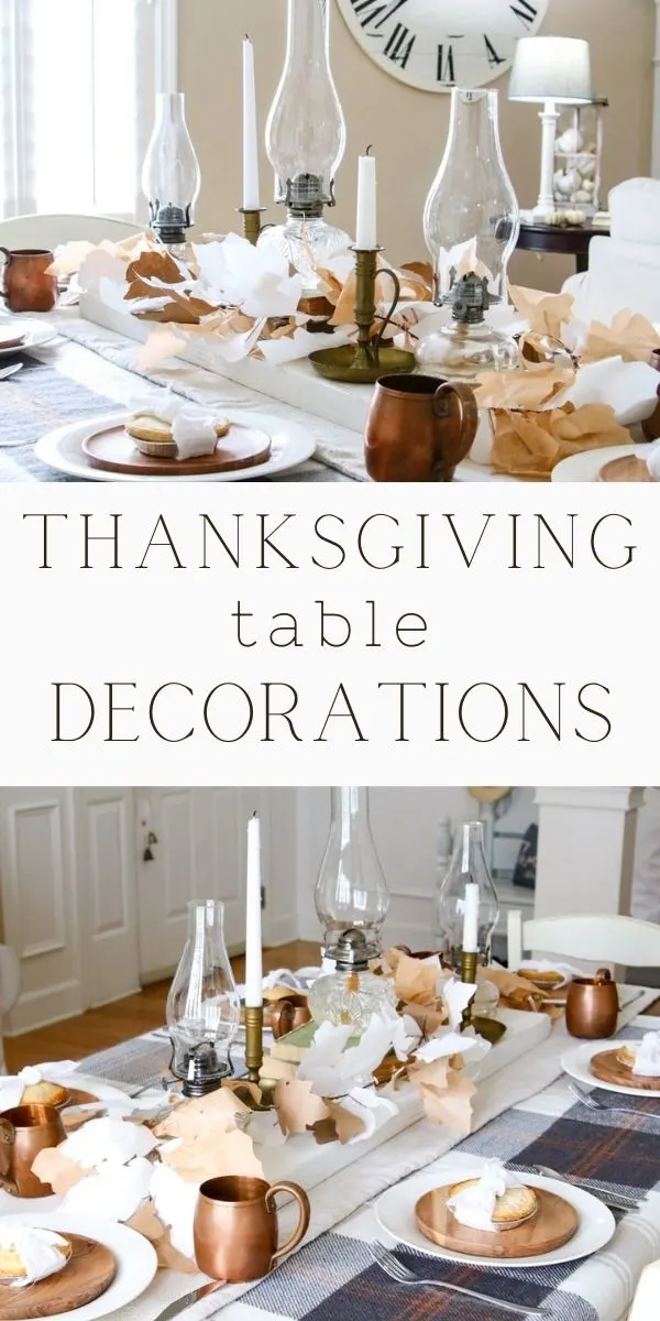 Thanksgiving table decorations